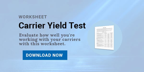 carrier yield test worksheet